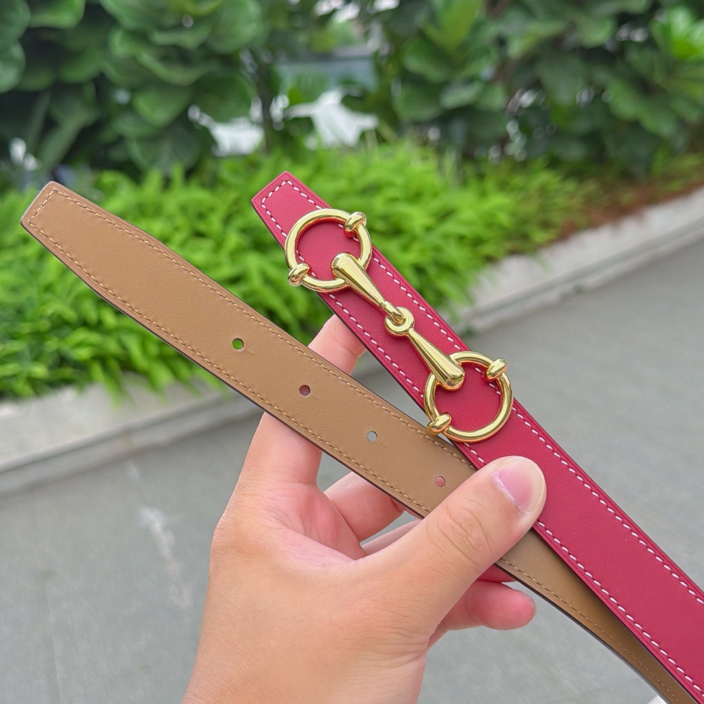 💥💥💥2.5cm爱马仕腰带，双面头层牛皮，长度：75.80.85.90.95.100.105.110欧，