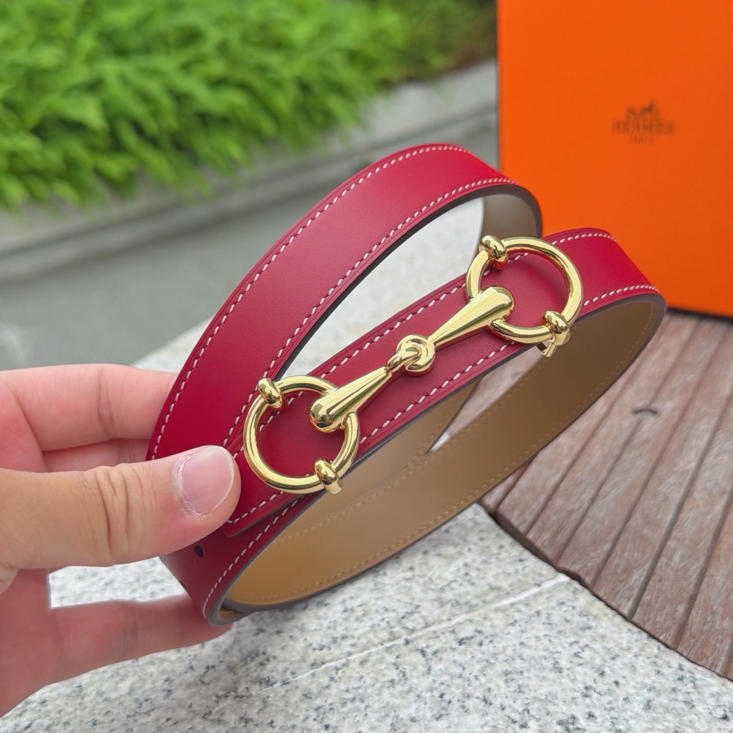 💥💥💥2.5cm爱马仕腰带，双面头层牛皮，长度：75.80.85.90.95.100.105.110欧，