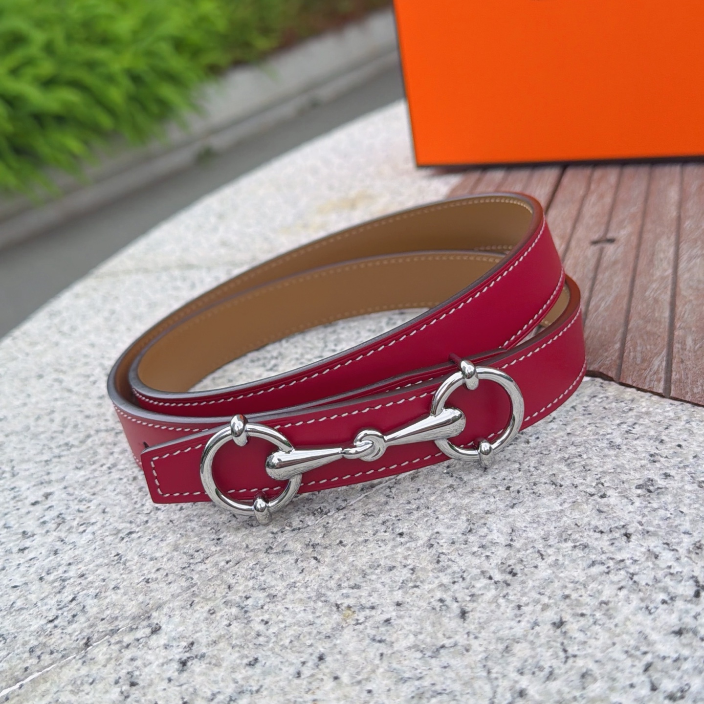 💥💥💥2.5cm爱马仕腰带，双面头层牛皮，长度：75.80.85.90.95.100.105.110欧，