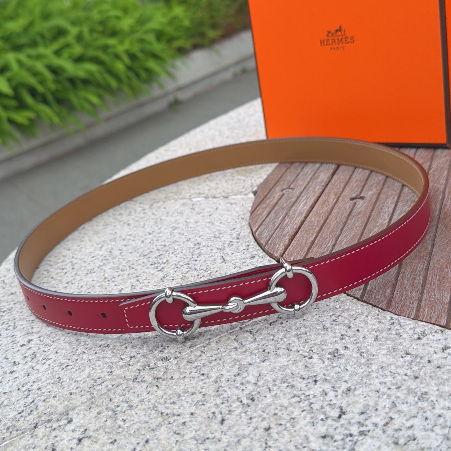 💥💥💥2.5cm爱马仕腰带，双面头层牛皮，长度：75.80.85.90.95.100.105.110欧，