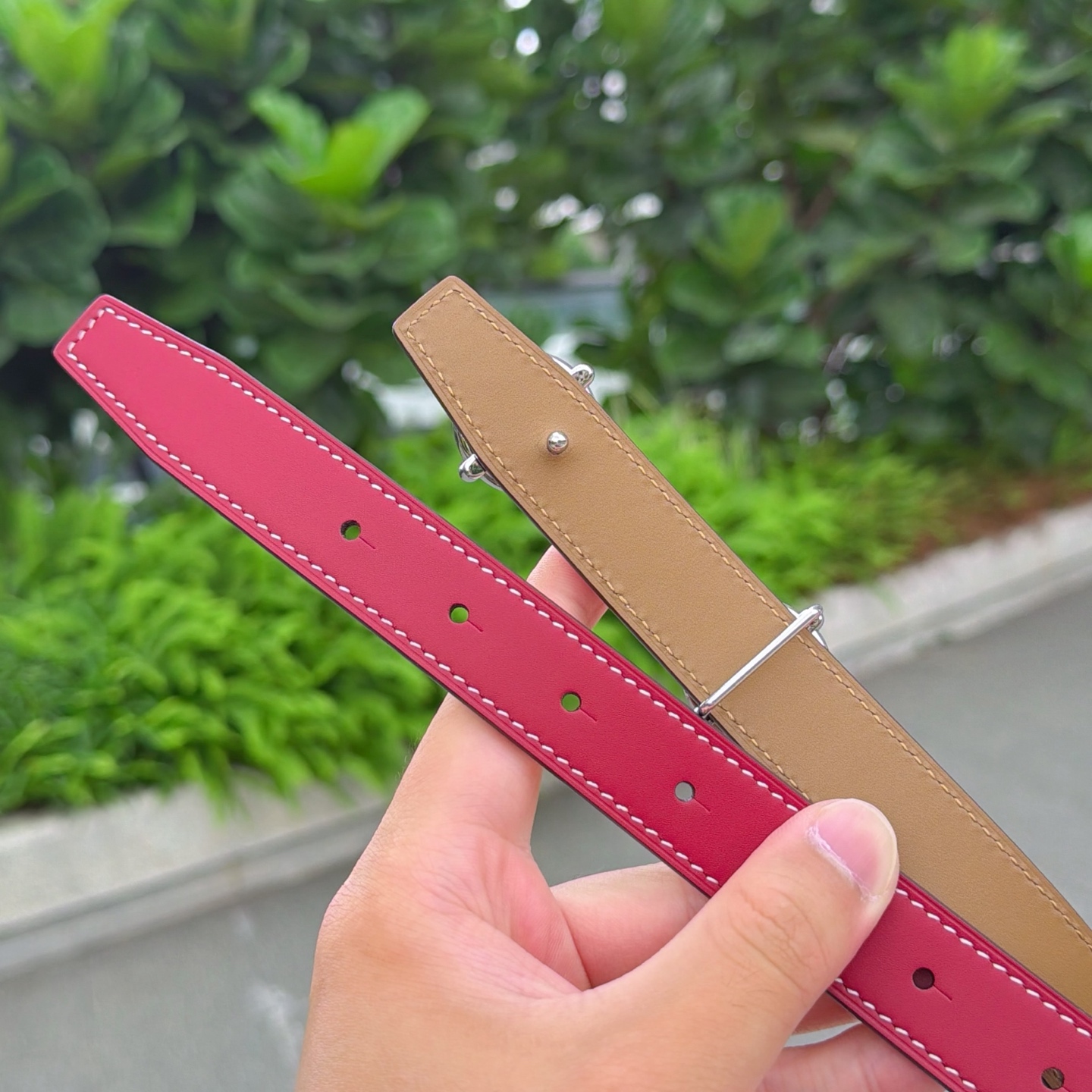 💥💥💥2.5cm爱马仕腰带，双面头层牛皮，长度：75.80.85.90.95.100.105.110欧，