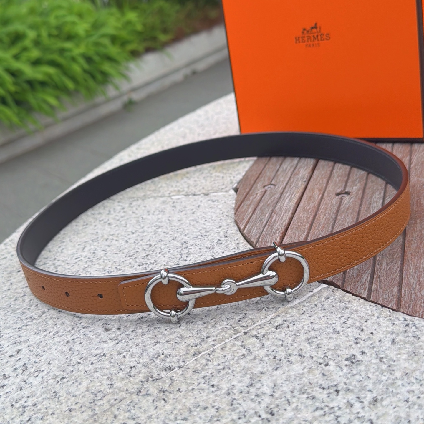 💥💥💥2.5cm爱马仕腰带，双面头层牛皮，长度：75.80.85.90.95.100.105.110欧，