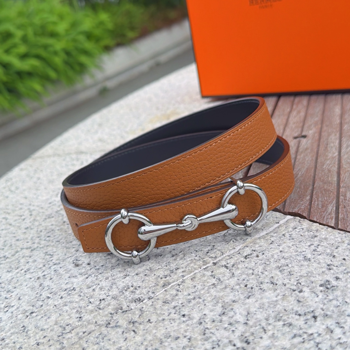 💥💥💥2.5cm爱马仕腰带，双面头层牛皮，长度：75.80.85.90.95.100.105.110欧，