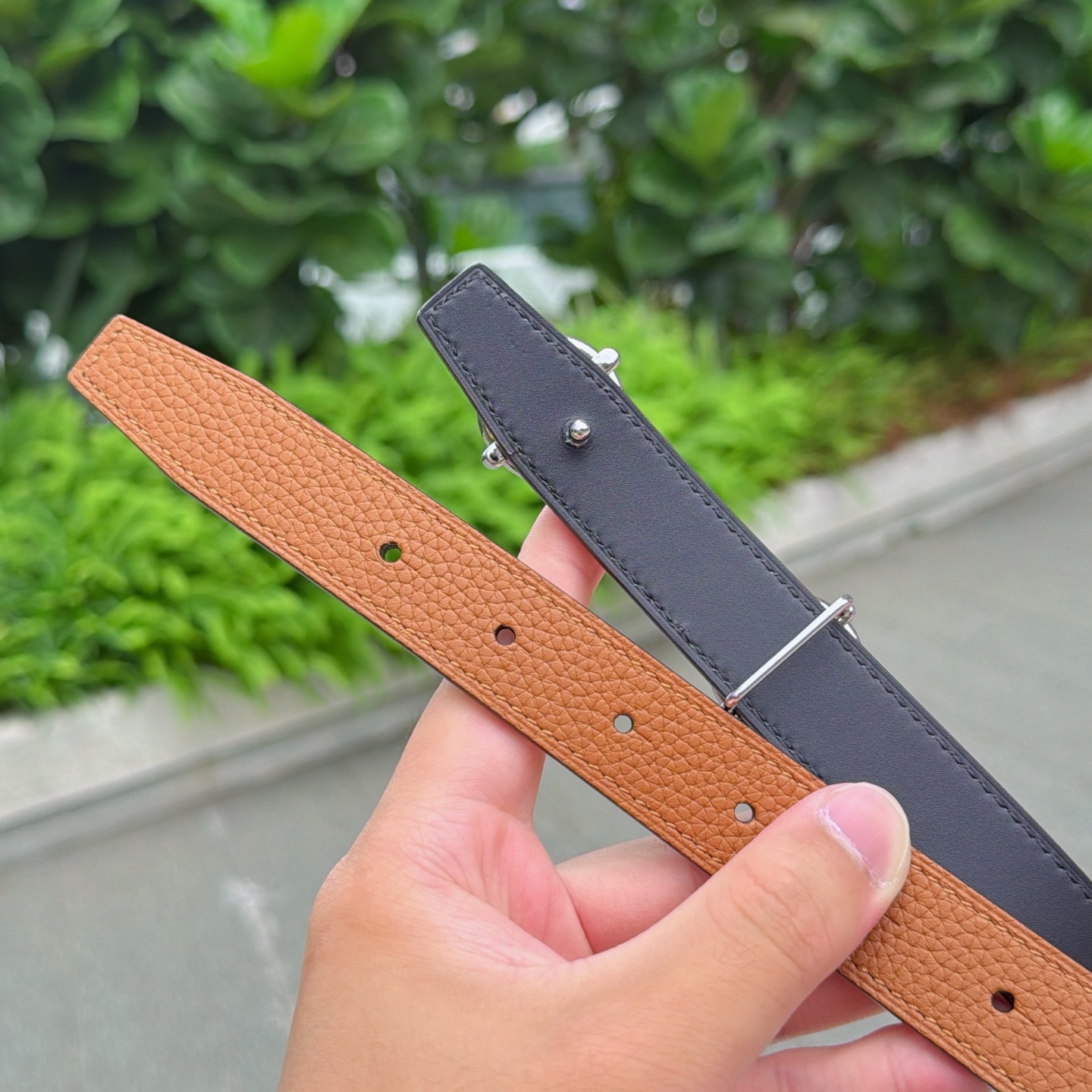 💥💥💥2.5cm爱马仕腰带，双面头层牛皮，长度：75.80.85.90.95.100.105.110欧，