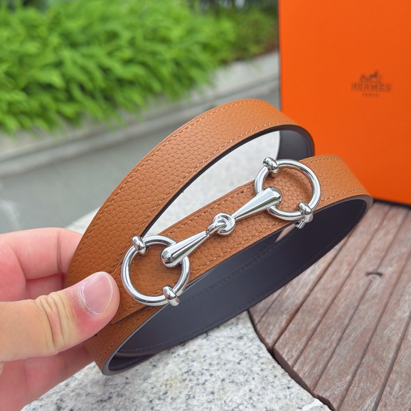 💥💥💥2.5cm爱马仕腰带，双面头层牛皮，长度：75.80.85.90.95.100.105.110欧，