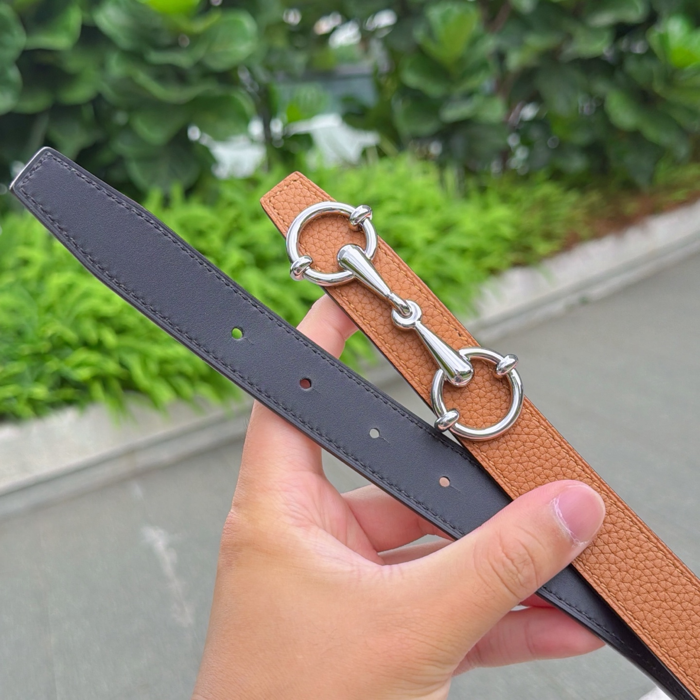 💥💥💥2.5cm爱马仕腰带，双面头层牛皮，长度：75.80.85.90.95.100.105.110欧，