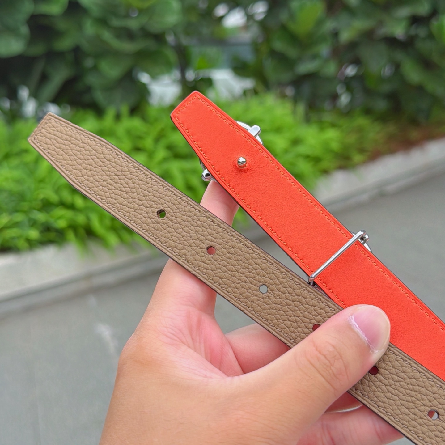 💥💥💥2.5cm爱马仕腰带，双面头层牛皮，长度：75.80.85.90.95.100.105.110欧，