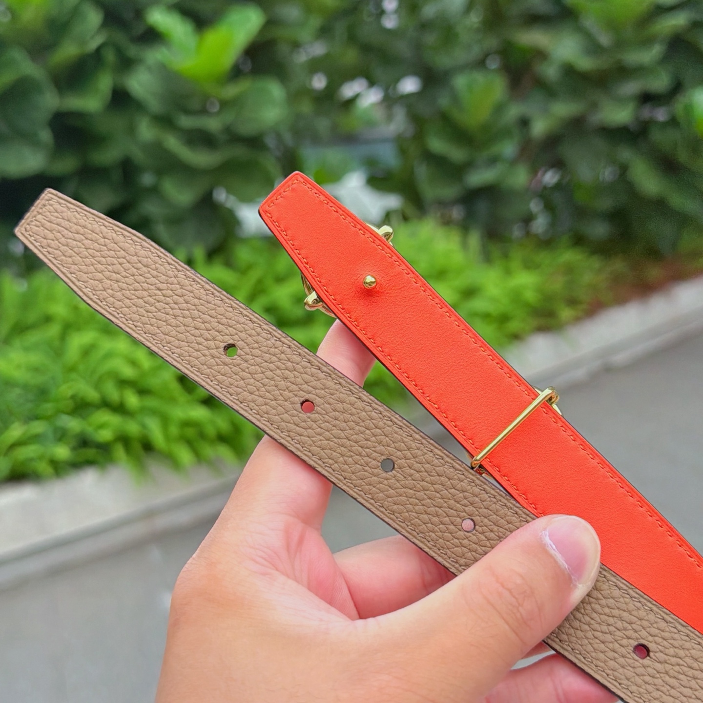 💥💥💥2.5cm爱马仕腰带，双面头层牛皮，长度：75.80.85.90.95.100.105.110欧，