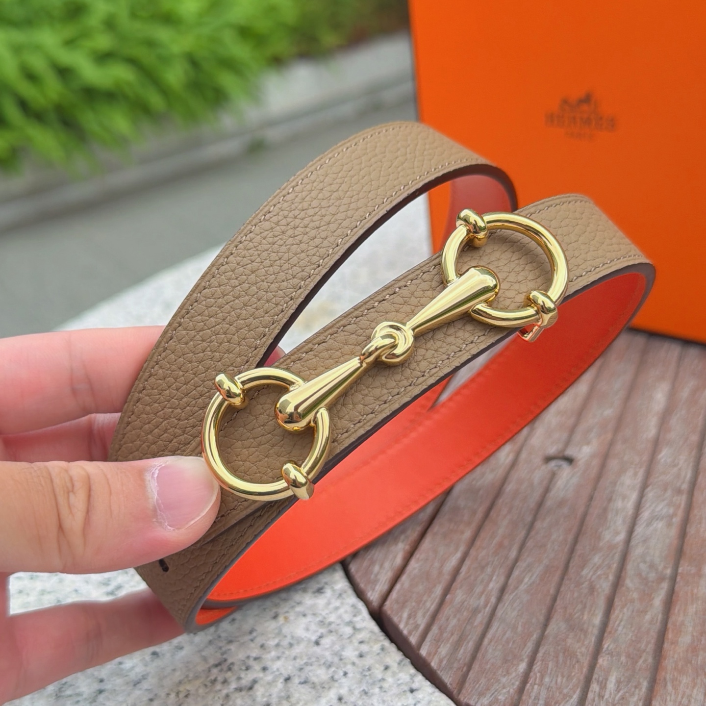 💥💥💥2.5cm爱马仕腰带，双面头层牛皮，长度：75.80.85.90.95.100.105.110欧，