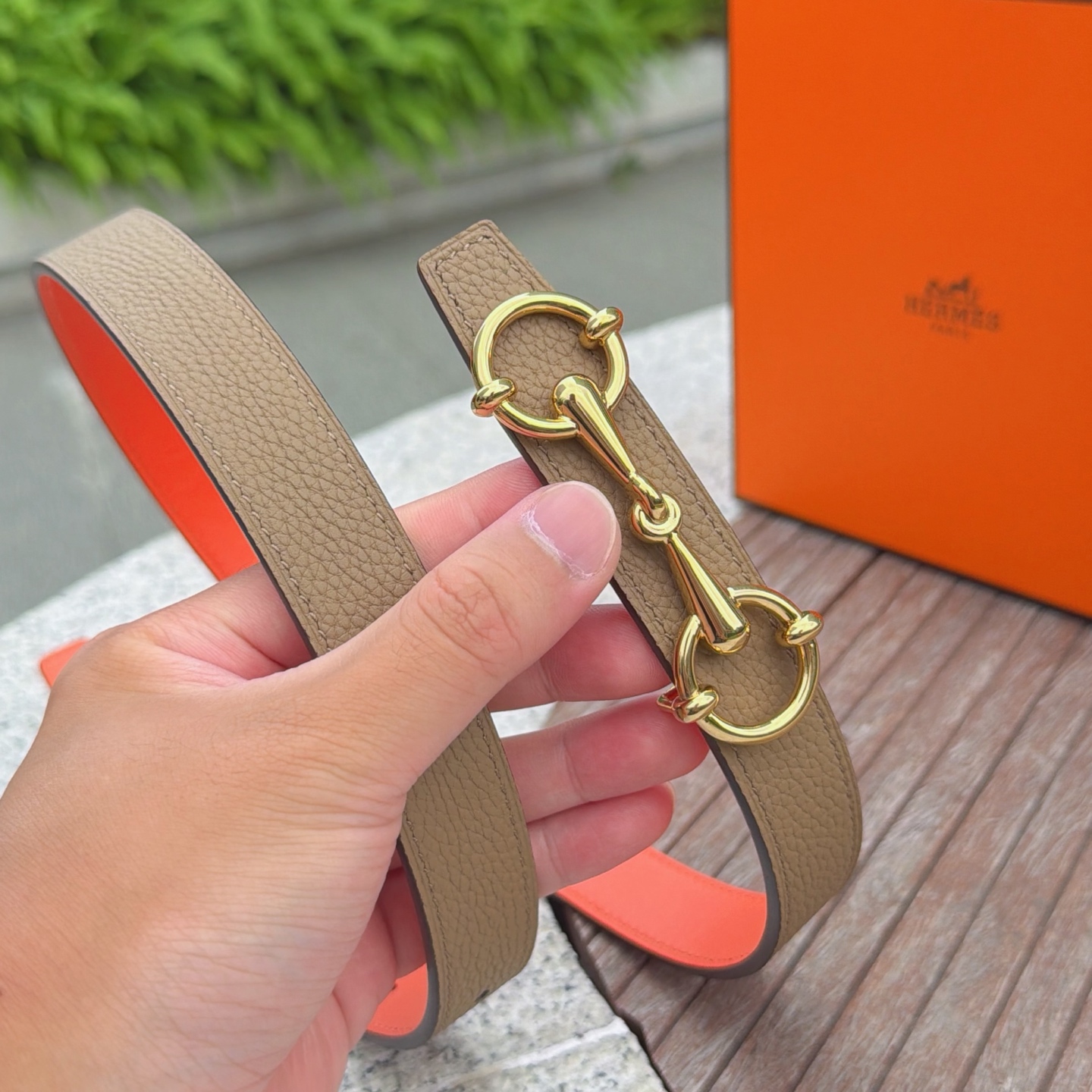 💥💥💥2.5cm爱马仕腰带，双面头层牛皮，长度：75.80.85.90.95.100.105.110欧，