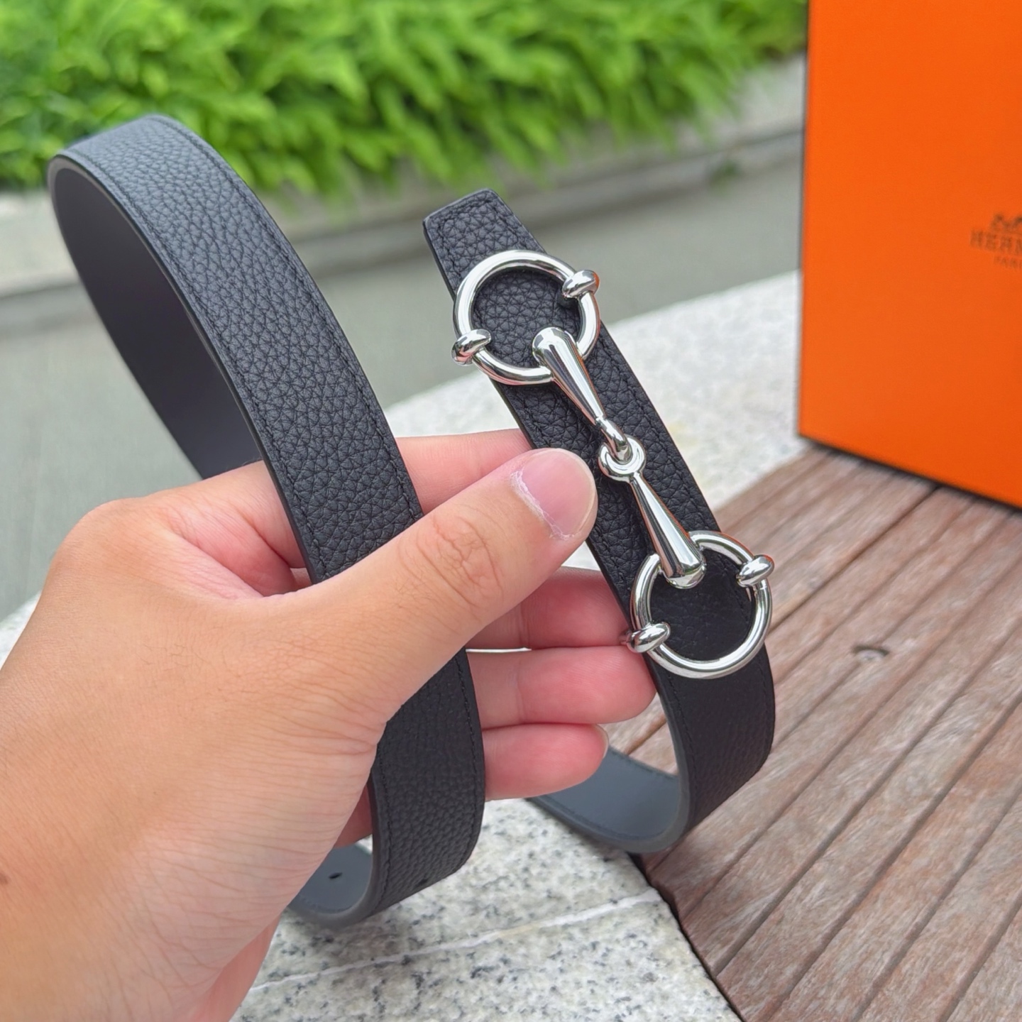 💥💥💥2.5cm爱马仕腰带，双面头层牛皮，长度：75.80.85.90.95.100.105.110欧，