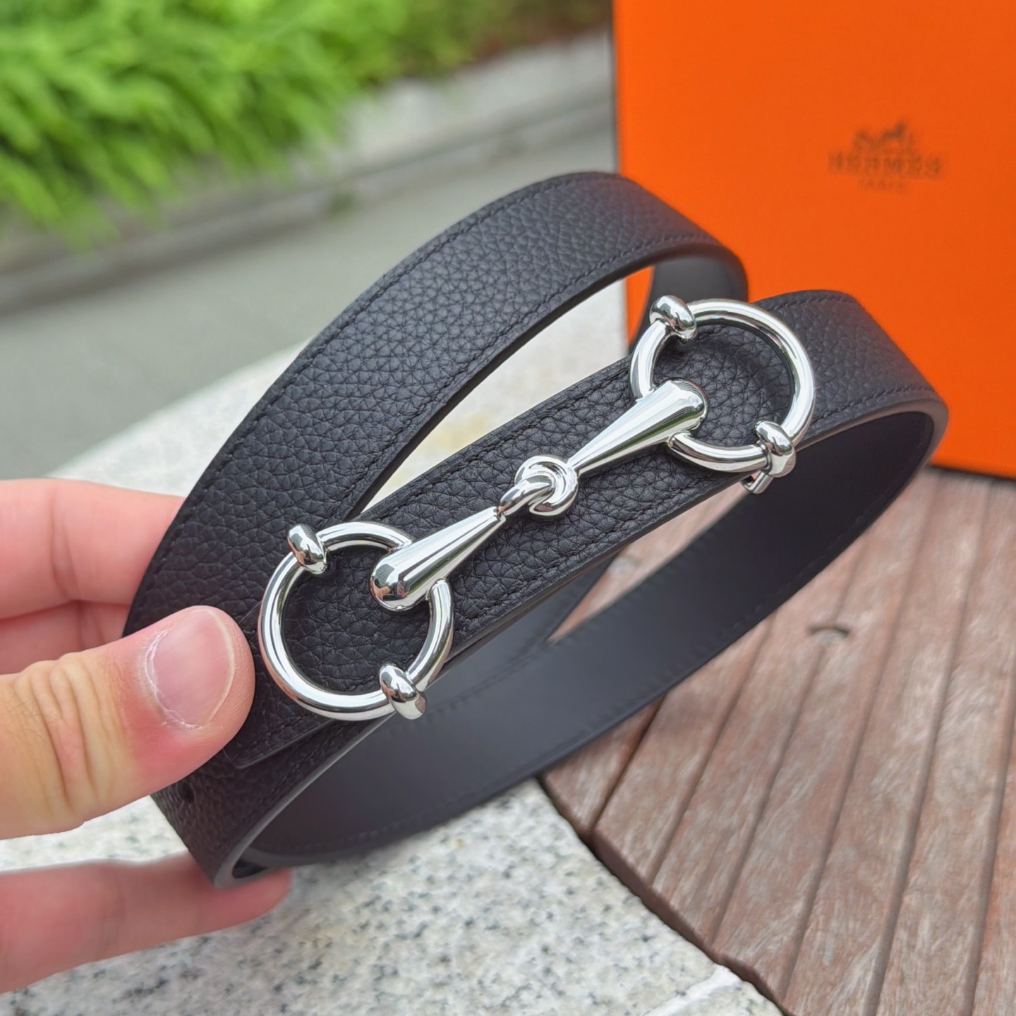 💥💥💥2.5cm爱马仕腰带，双面头层牛皮，长度：75.80.85.90.95.100.105.110欧，