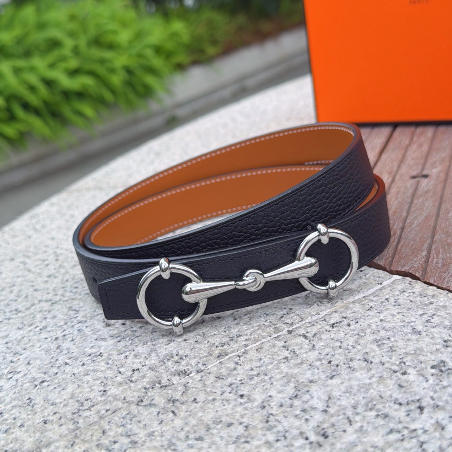 💥💥💥2.5cm爱马仕腰带，双面头层牛皮，长度：75.80.85.90.95.100.105.110欧，