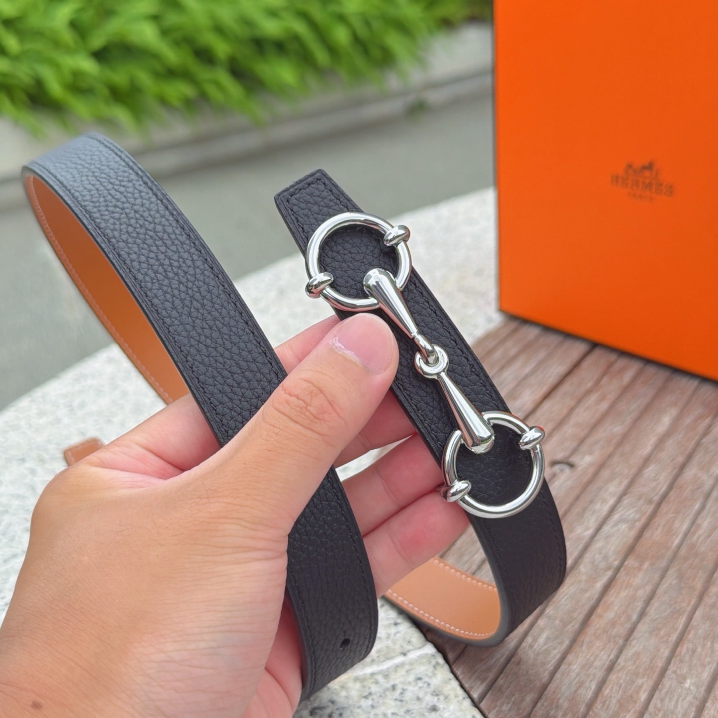 💥💥💥2.5cm爱马仕腰带，双面头层牛皮，长度：75.80.85.90.95.100.105.110欧，