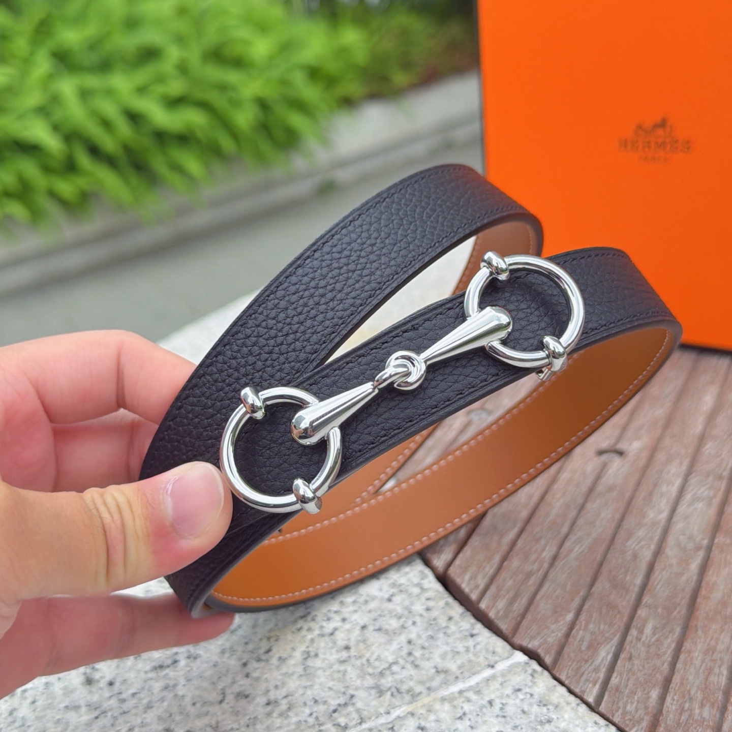 💥💥💥2.5cm爱马仕腰带，双面头层牛皮，长度：75.80.85.90.95.100.105.110欧，