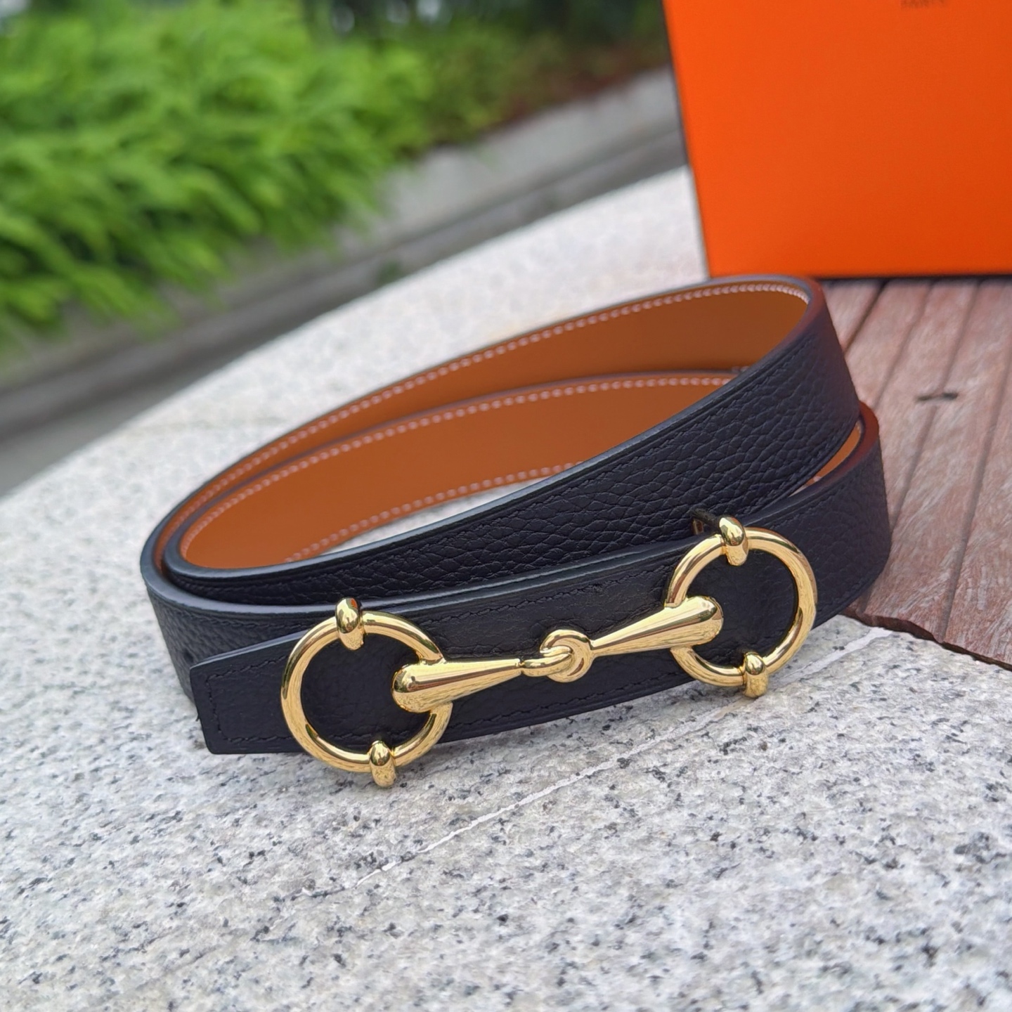 💥💥💥2.5cm爱马仕腰带，双面头层牛皮，长度：75.80.85.90.95.100.105.110欧，