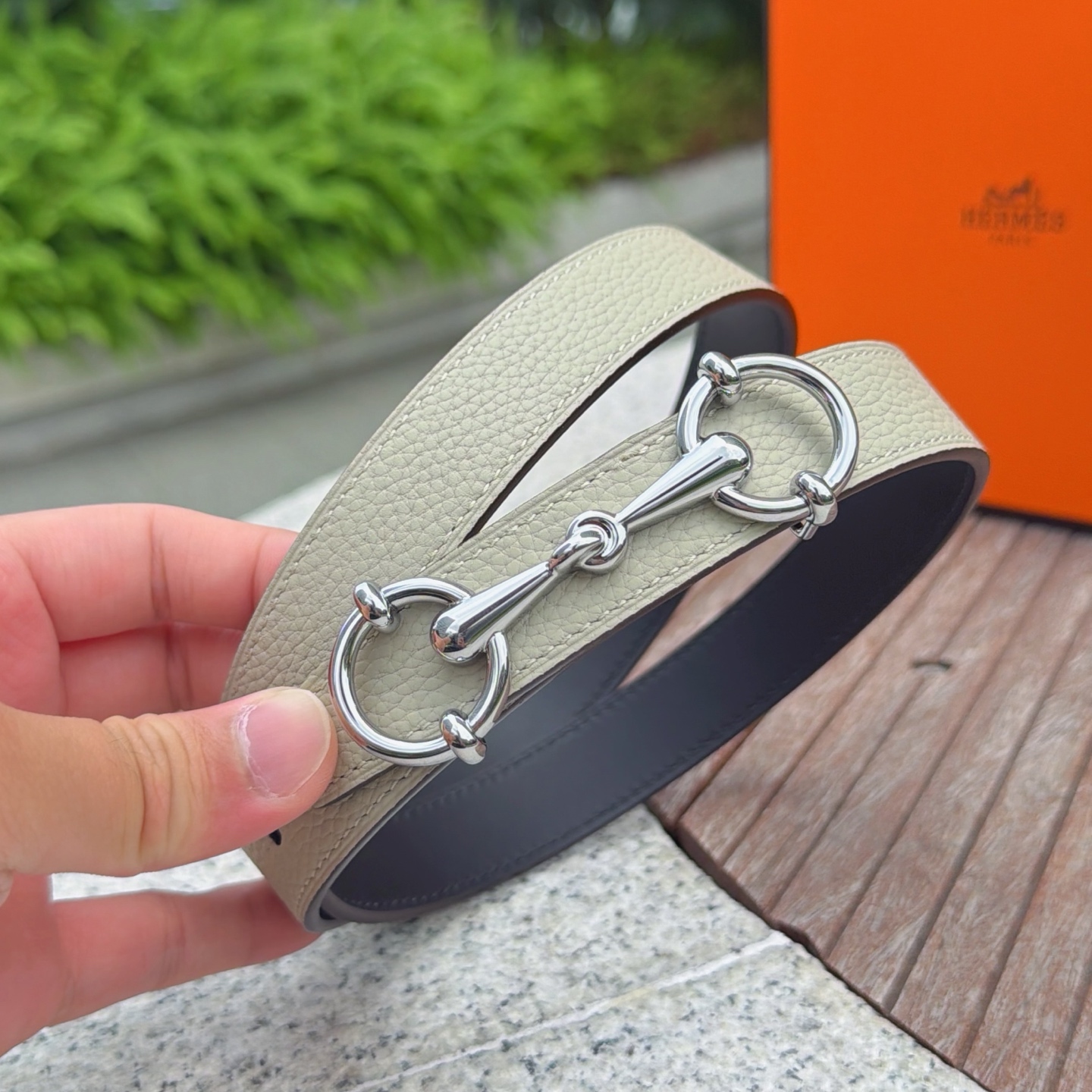 💥💥💥2.5cm爱马仕腰带，双面头层牛皮，长度：75.80.85.90.95.100.105.110欧，