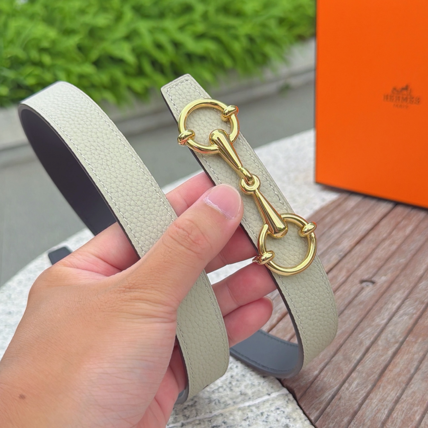 💥💥💥2.5cm爱马仕腰带，双面头层牛皮，长度：75.80.85.90.95.100.105.110欧，