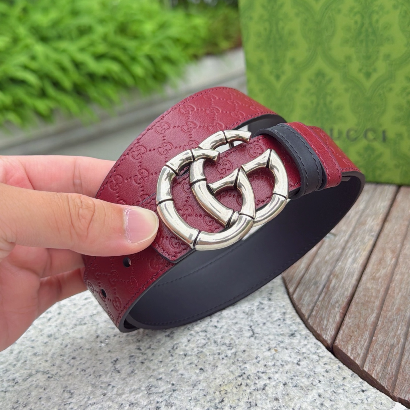 💥💥💥3.0cm 古驰 腰带，双面头层牛皮，长度：75.80.85.90.95.100.105欧，铜五金