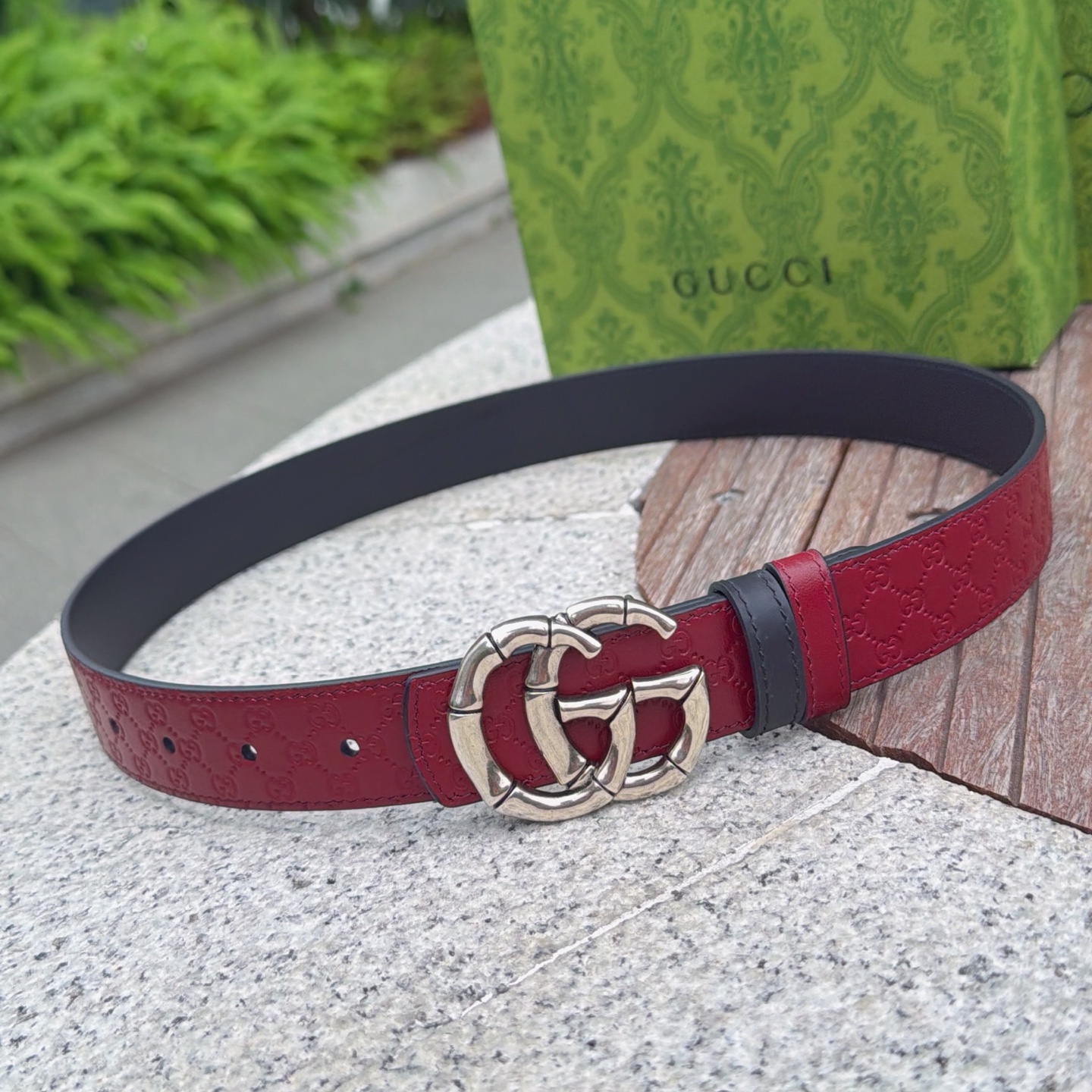 💥💥💥3.0cm 古驰 腰带，双面头层牛皮，长度：75.80.85.90.95.100.105欧，铜五金