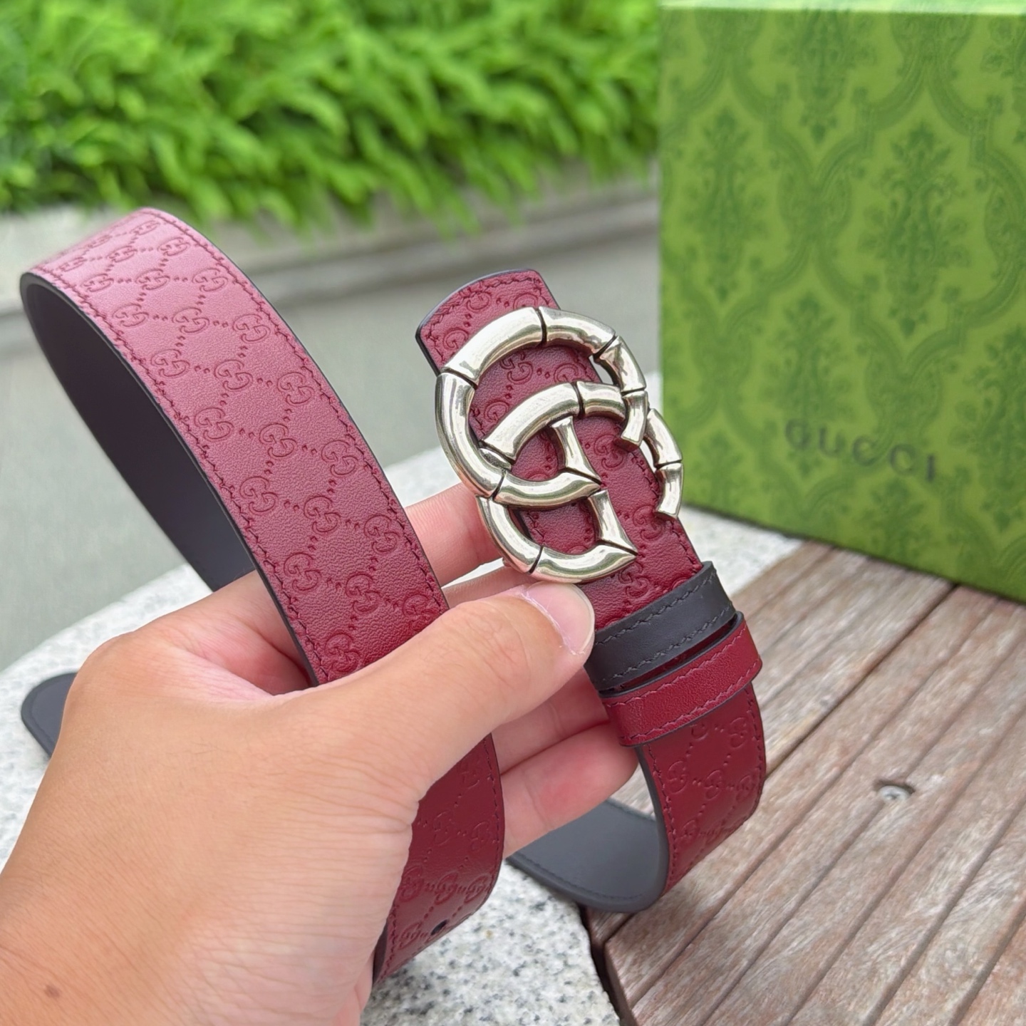 💥💥💥3.0cm 古驰 腰带，双面头层牛皮，长度：75.80.85.90.95.100.105欧，铜五金