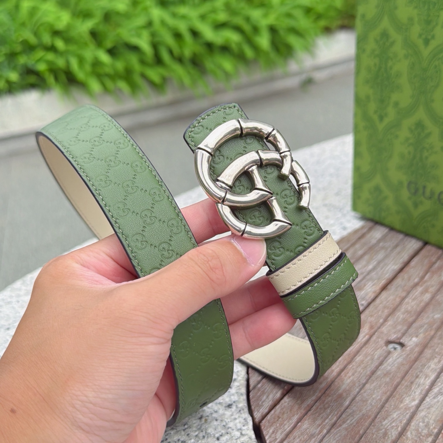 💥💥💥3.0cm 古驰 腰带，双面头层牛皮，长度：75.80.85.90.95.100.105欧，铜五金