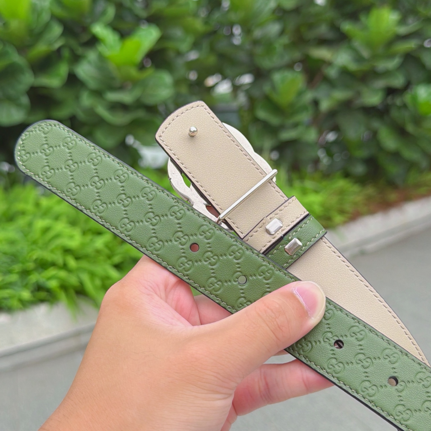 💥💥💥3.0cm 古驰 腰带，双面头层牛皮，长度：75.80.85.90.95.100.105欧，铜五金