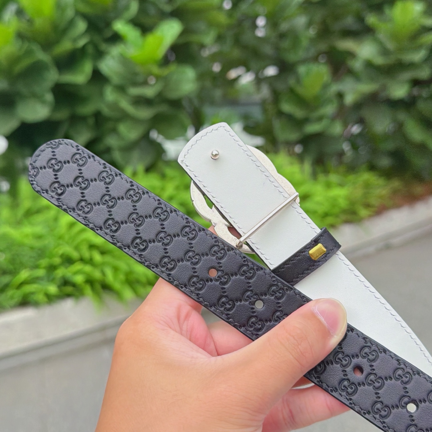 💥💥💥3.0cm 古驰 腰带，双面头层牛皮，长度：75.80.85.90.95.100.105欧，铜五金