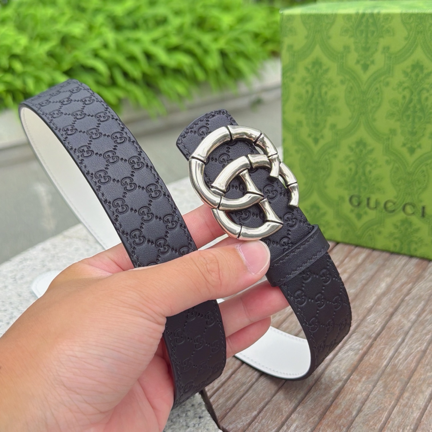 💥💥💥3.0cm 古驰 腰带，双面头层牛皮，长度：75.80.85.90.95.100.105欧，铜五金