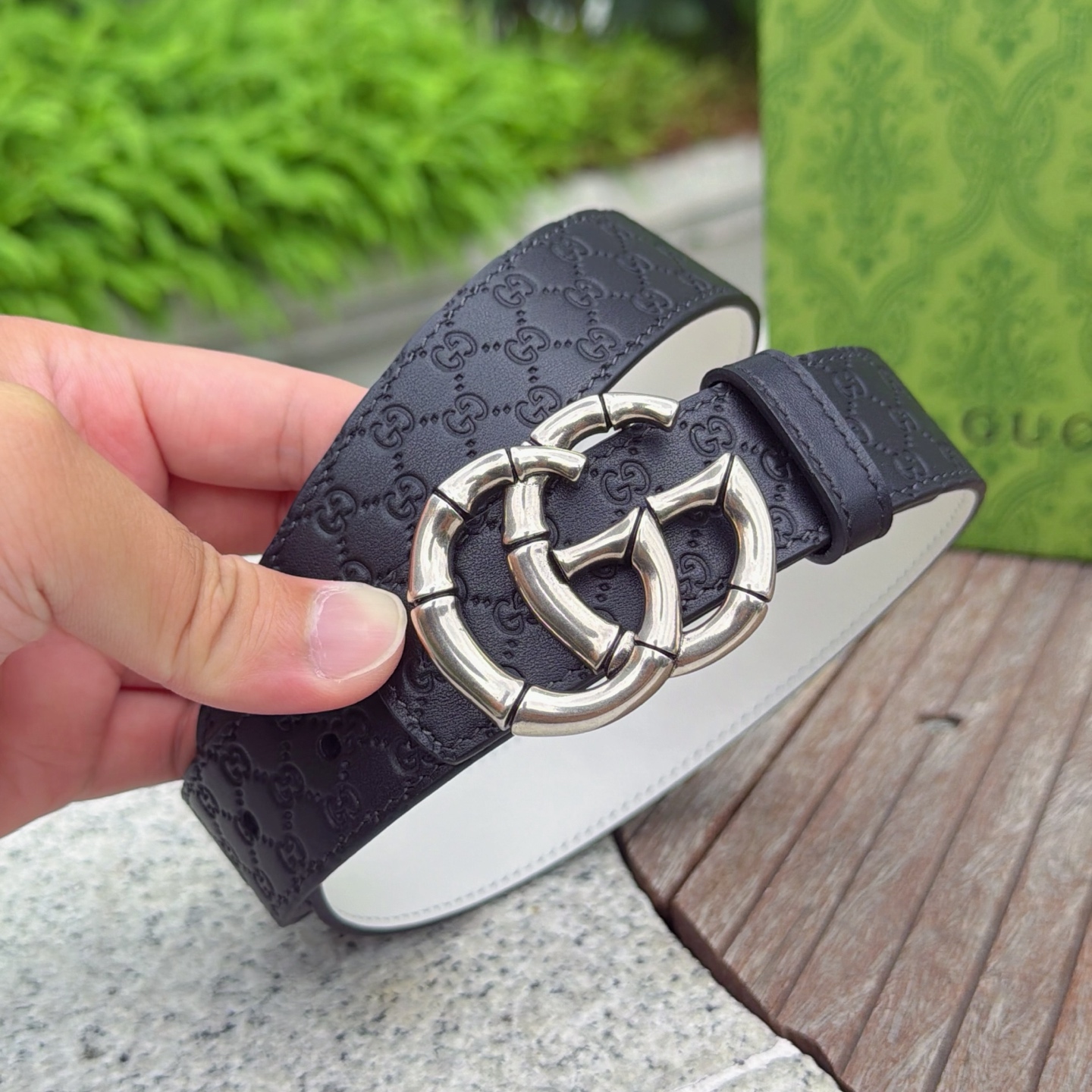 💥💥💥3.0cm 古驰 腰带，双面头层牛皮，长度：75.80.85.90.95.100.105欧，铜五金