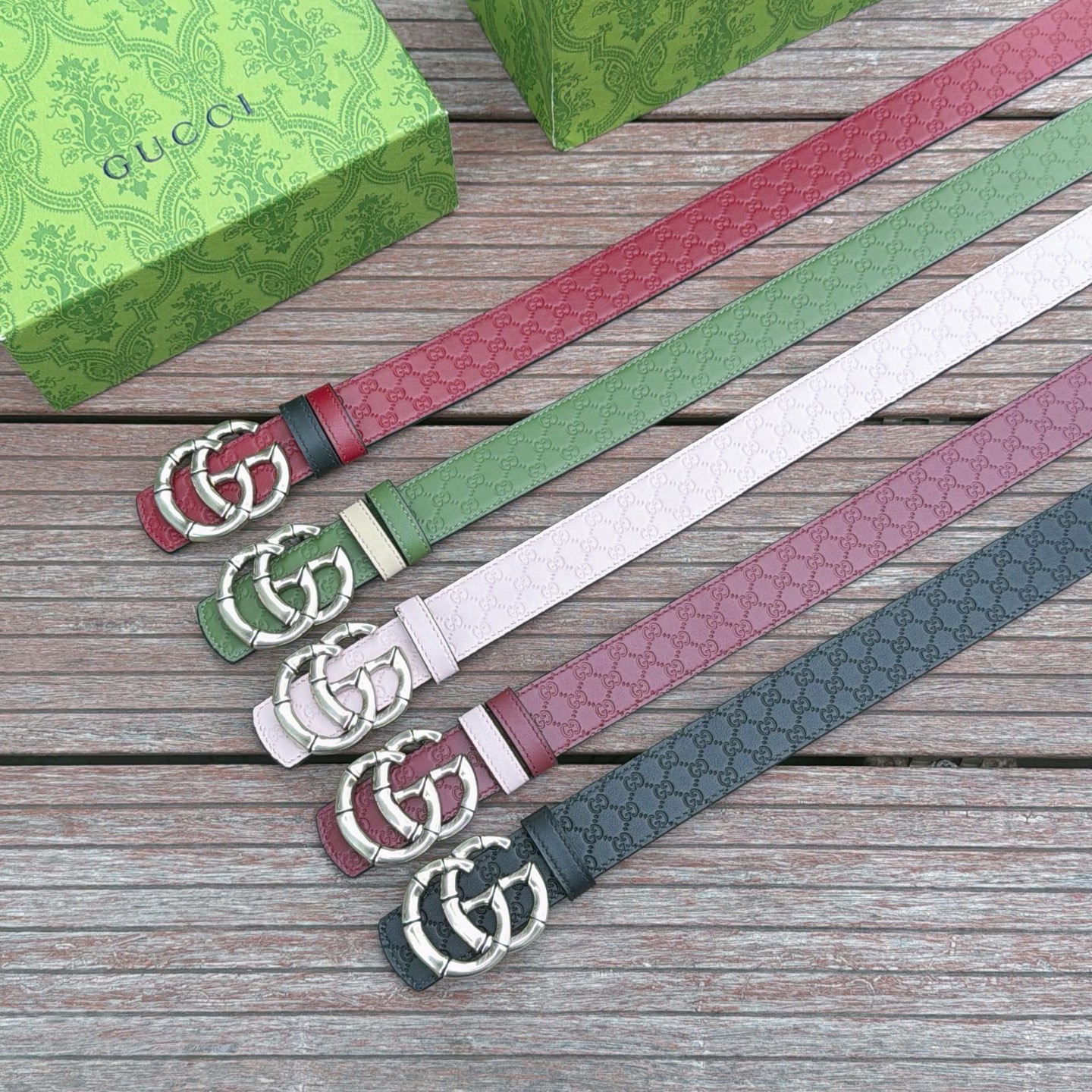 💥💥💥3.0cm 古驰 腰带，双面头层牛皮，长度：75.80.85.90.95.100.105欧，铜五金