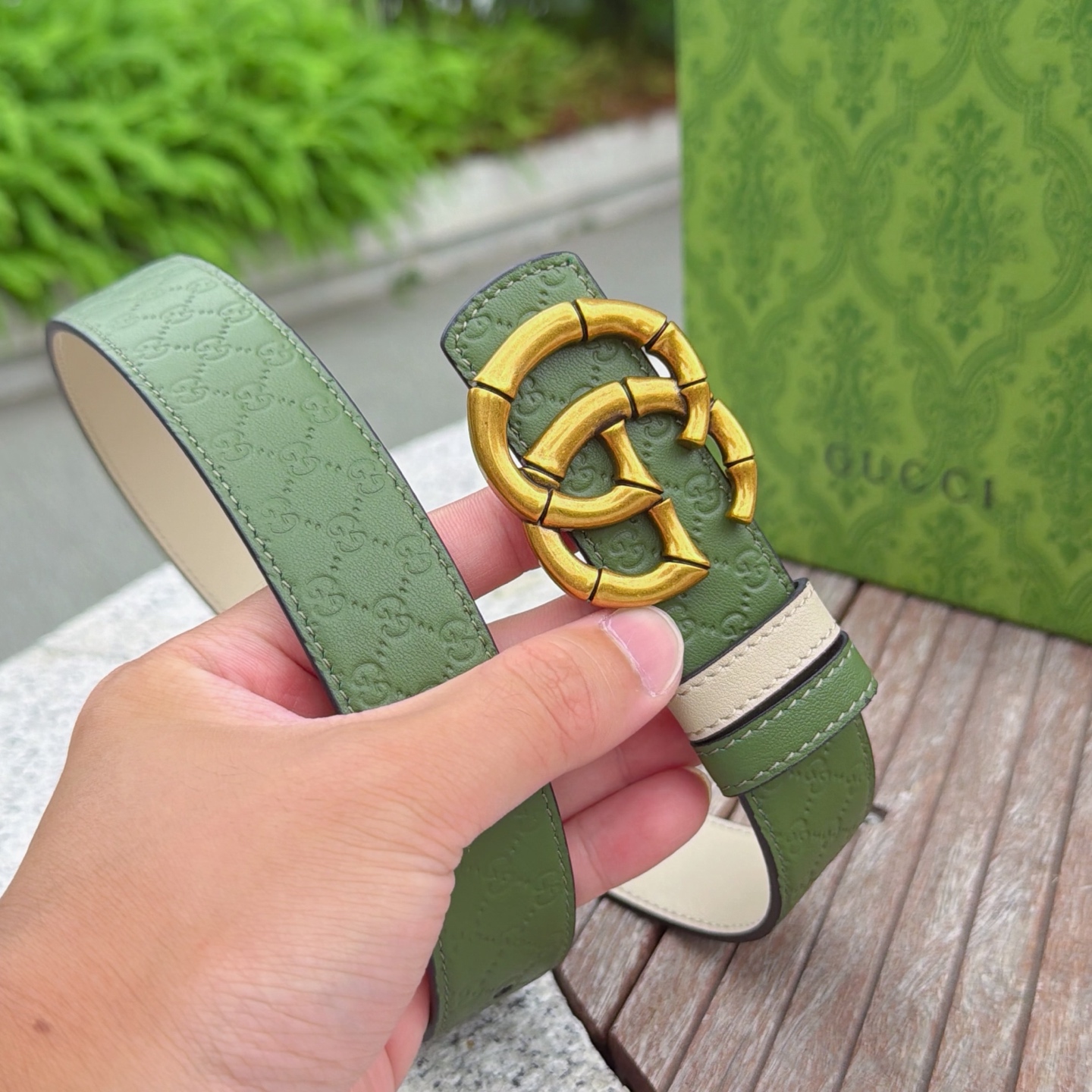 💥💥💥3.0cm 古驰 腰带，双面头层牛皮，长度：75.80.85.90.95.100.105欧，铜五金