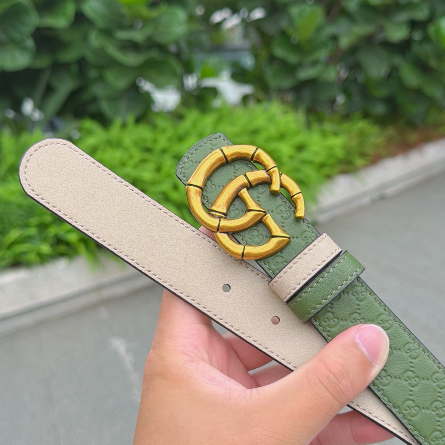 💥💥💥3.0cm 古驰 腰带，双面头层牛皮，长度：75.80.85.90.95.100.105欧，铜五金