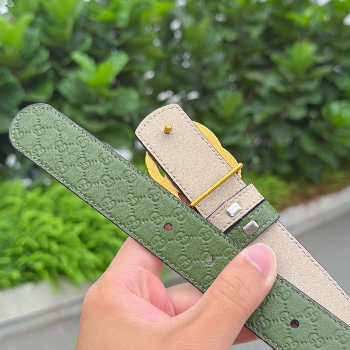 💥💥💥3.0cm 古驰 腰带，双面头层牛皮，长度：75.80.85.90.95.100.105欧，铜五金