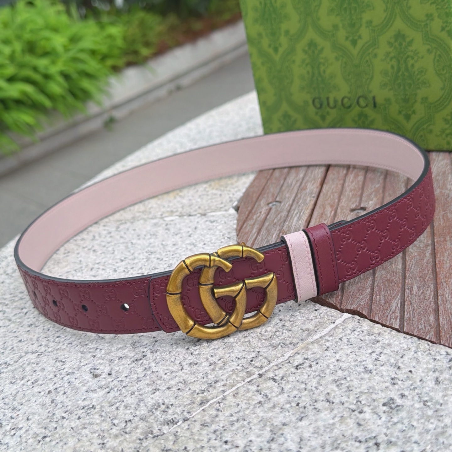 💥💥💥3.0cm 古驰 腰带，双面头层牛皮，长度：75.80.85.90.95.100.105欧，铜五金