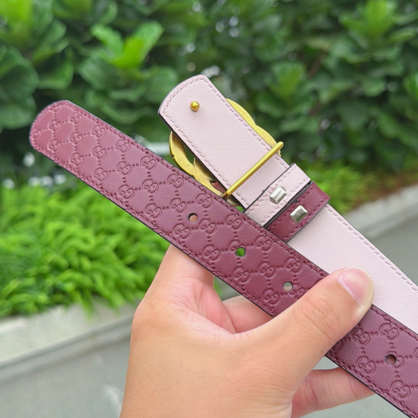 💥💥💥3.0cm 古驰 腰带，双面头层牛皮，长度：75.80.85.90.95.100.105欧，铜五金