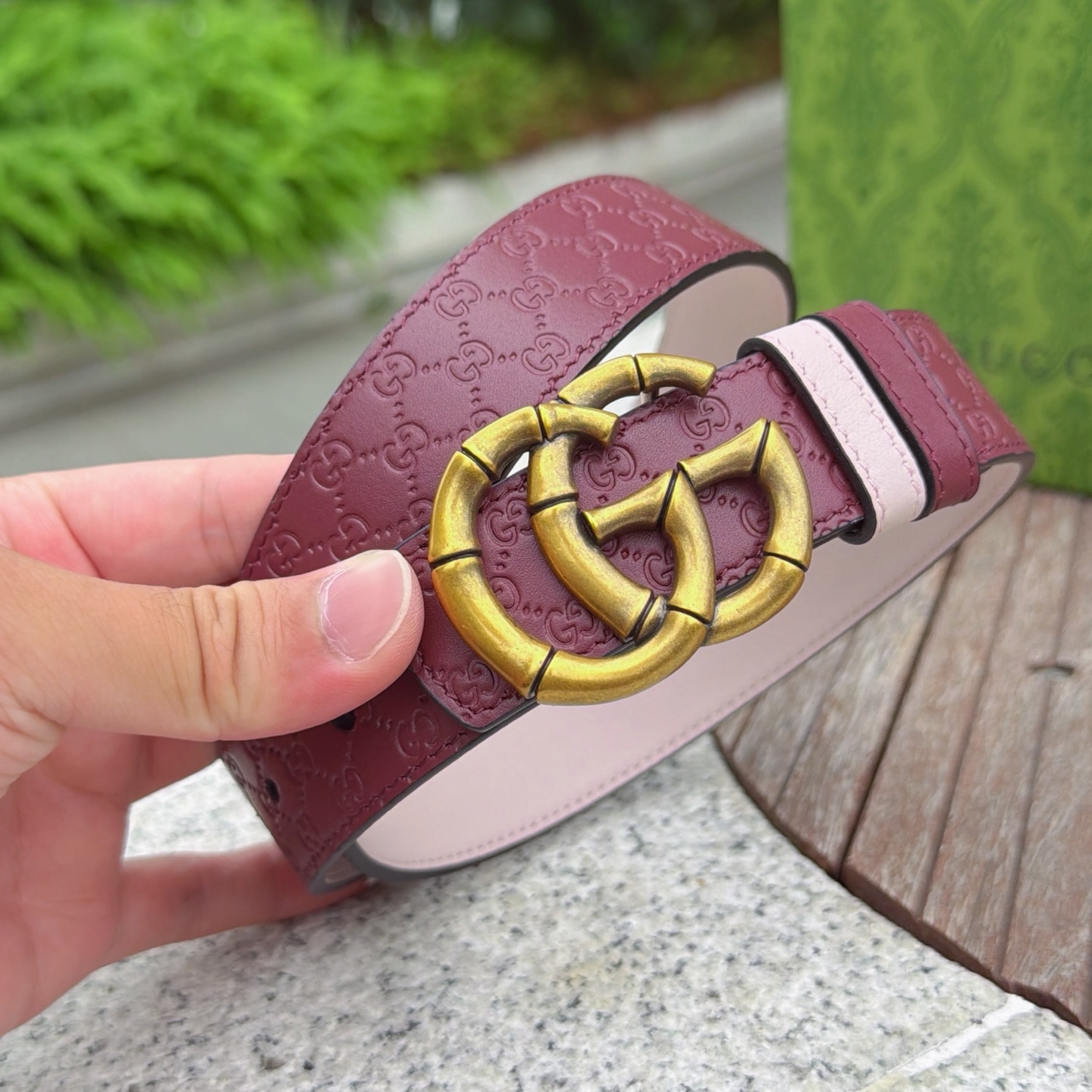 💥💥💥3.0cm 古驰 腰带，双面头层牛皮，长度：75.80.85.90.95.100.105欧，铜五金