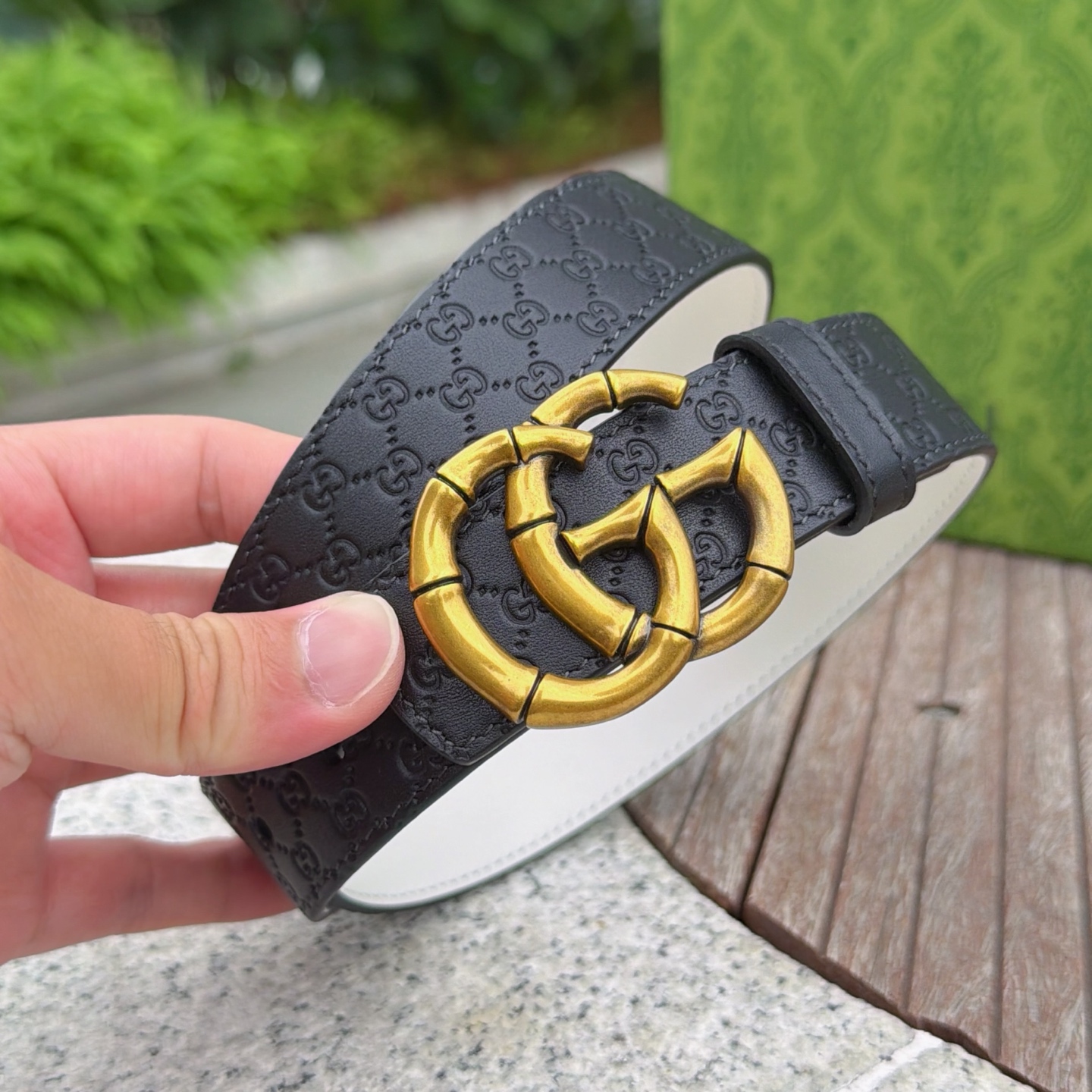 💥💥💥3.0cm 古驰 腰带，双面头层牛皮，长度：75.80.85.90.95.100.105欧，铜五金