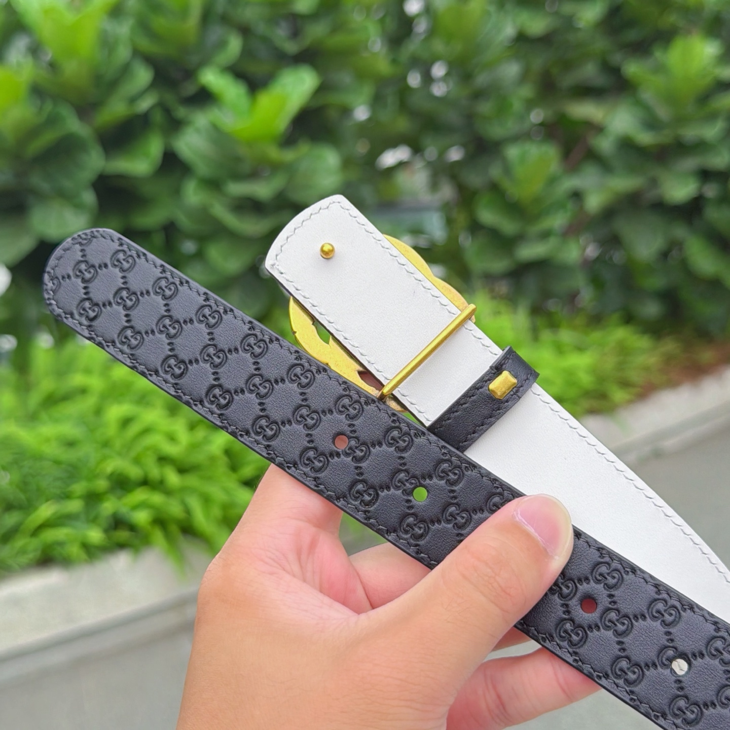 💥💥💥3.0cm 古驰 腰带，双面头层牛皮，长度：75.80.85.90.95.100.105欧，铜五金