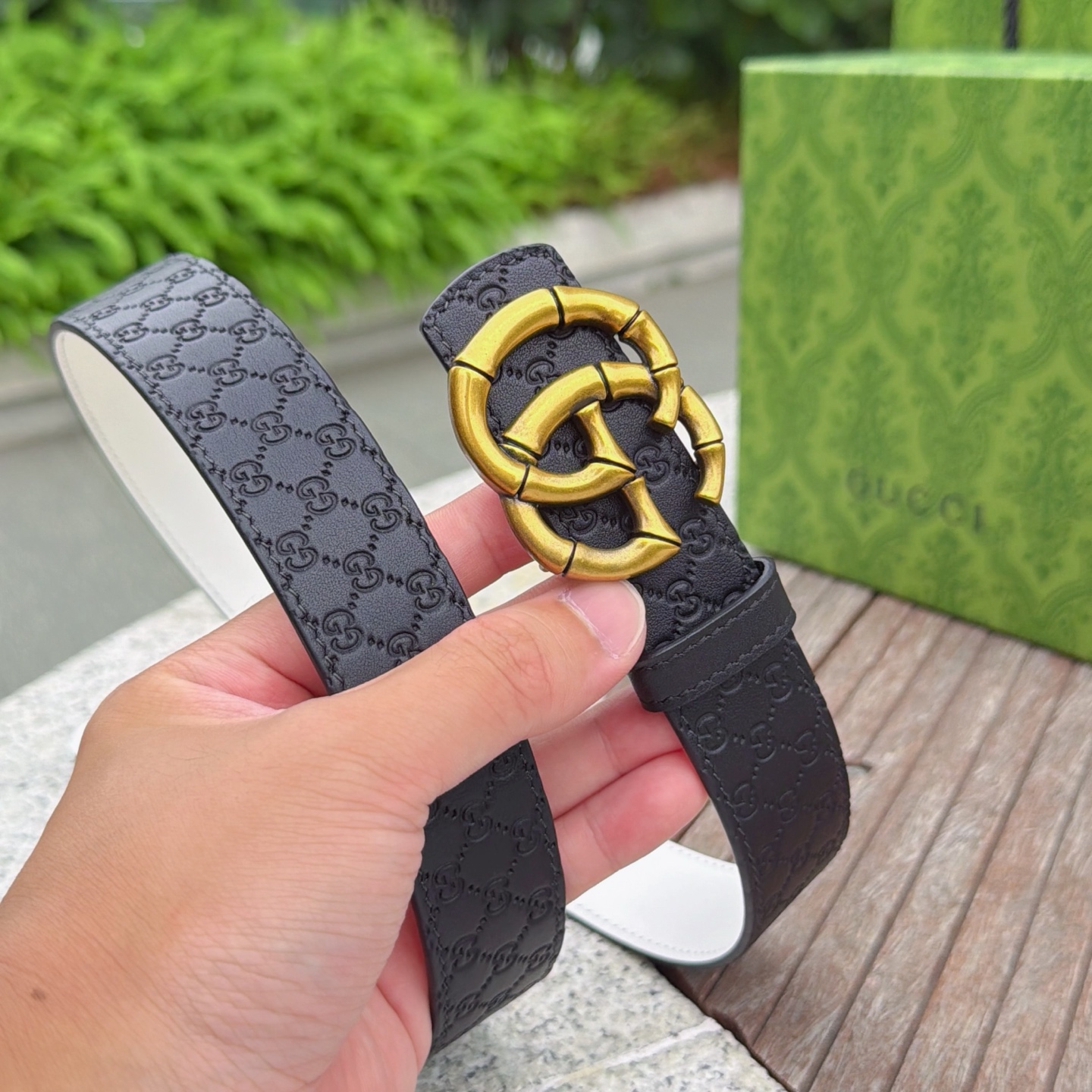 💥💥💥3.0cm 古驰 腰带，双面头层牛皮，长度：75.80.85.90.95.100.105欧，铜五金