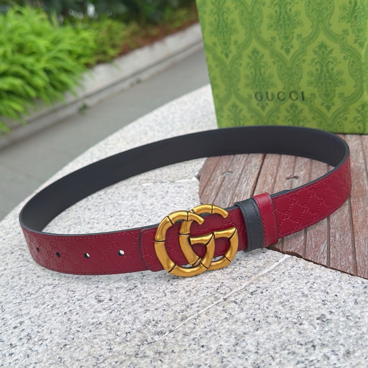 💥💥💥3.0cm 古驰 腰带，双面头层牛皮，长度：75.80.85.90.95.100.105欧，铜五金