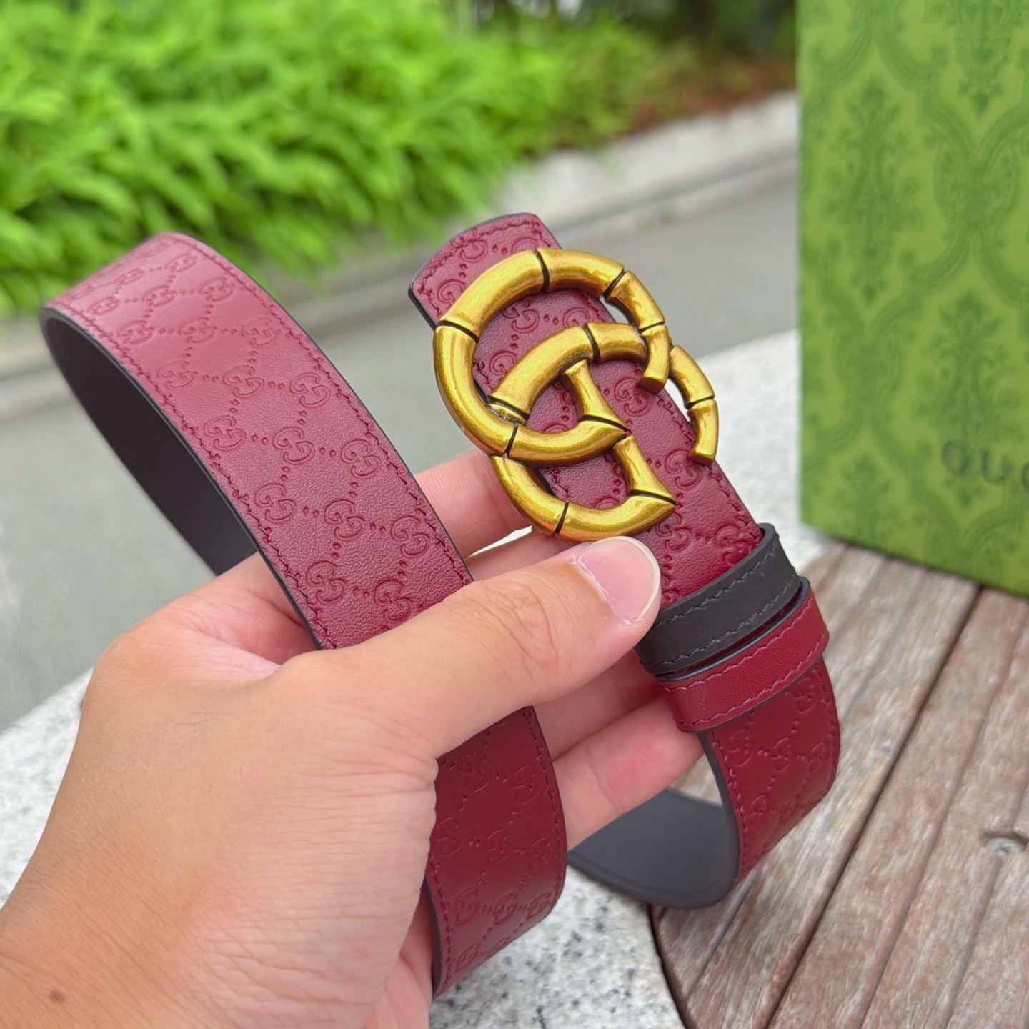 💥💥💥3.0cm 古驰 腰带，双面头层牛皮，长度：75.80.85.90.95.100.105欧，铜五金
