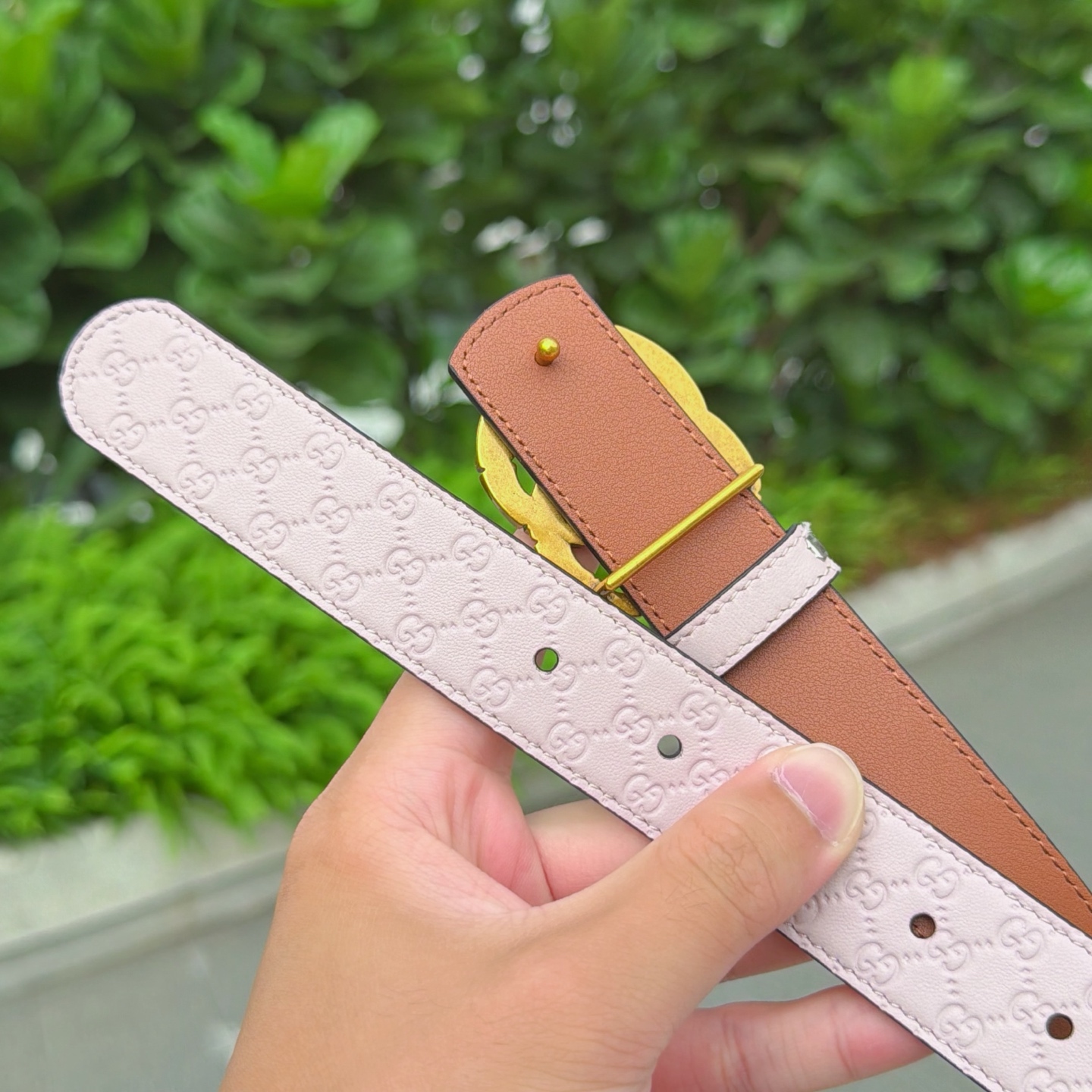 💥💥💥3.0cm 古驰 腰带，双面头层牛皮，长度：75.80.85.90.95.100.105欧，铜五金