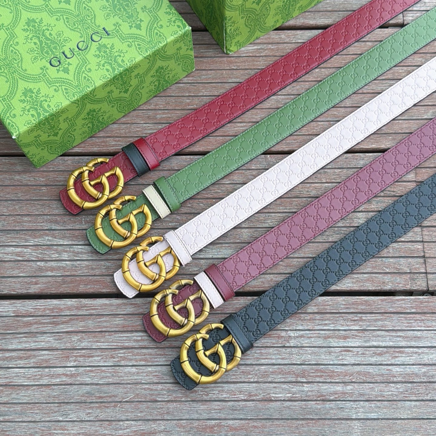 💥💥💥3.0cm 古驰 腰带，双面头层牛皮，长度：75.80.85.90.95.100.105欧，铜五金