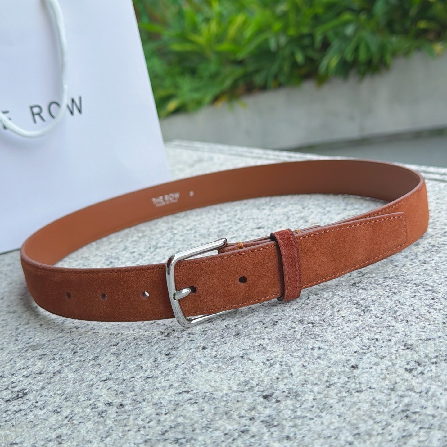 💥💥💥3.0cm THE  ROW腰带，绒面，头层牛皮，长度：75.80.85.90.95.100.欧，