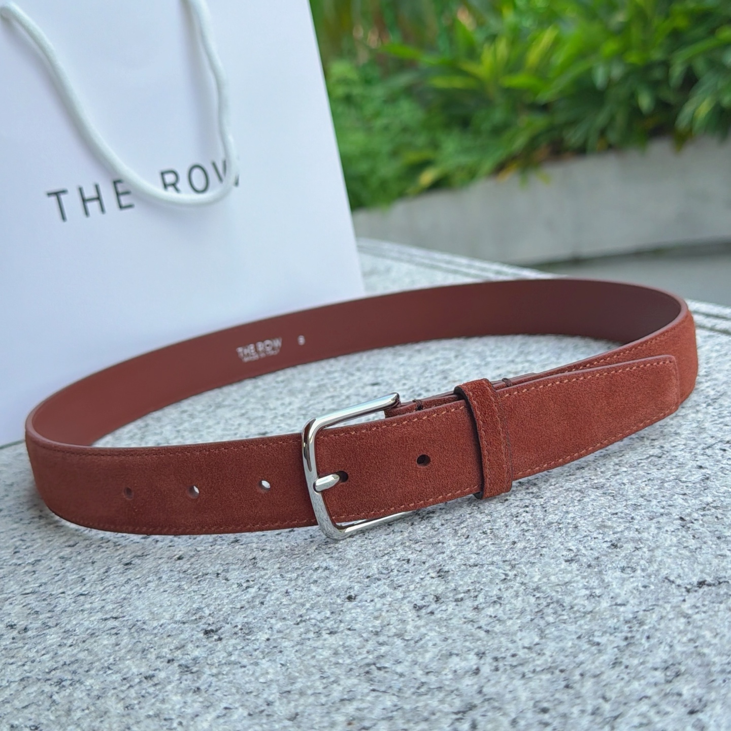 💥💥💥3.0cm THE  ROW腰带，绒面，头层牛皮，长度：75.80.85.90.95.100.欧，