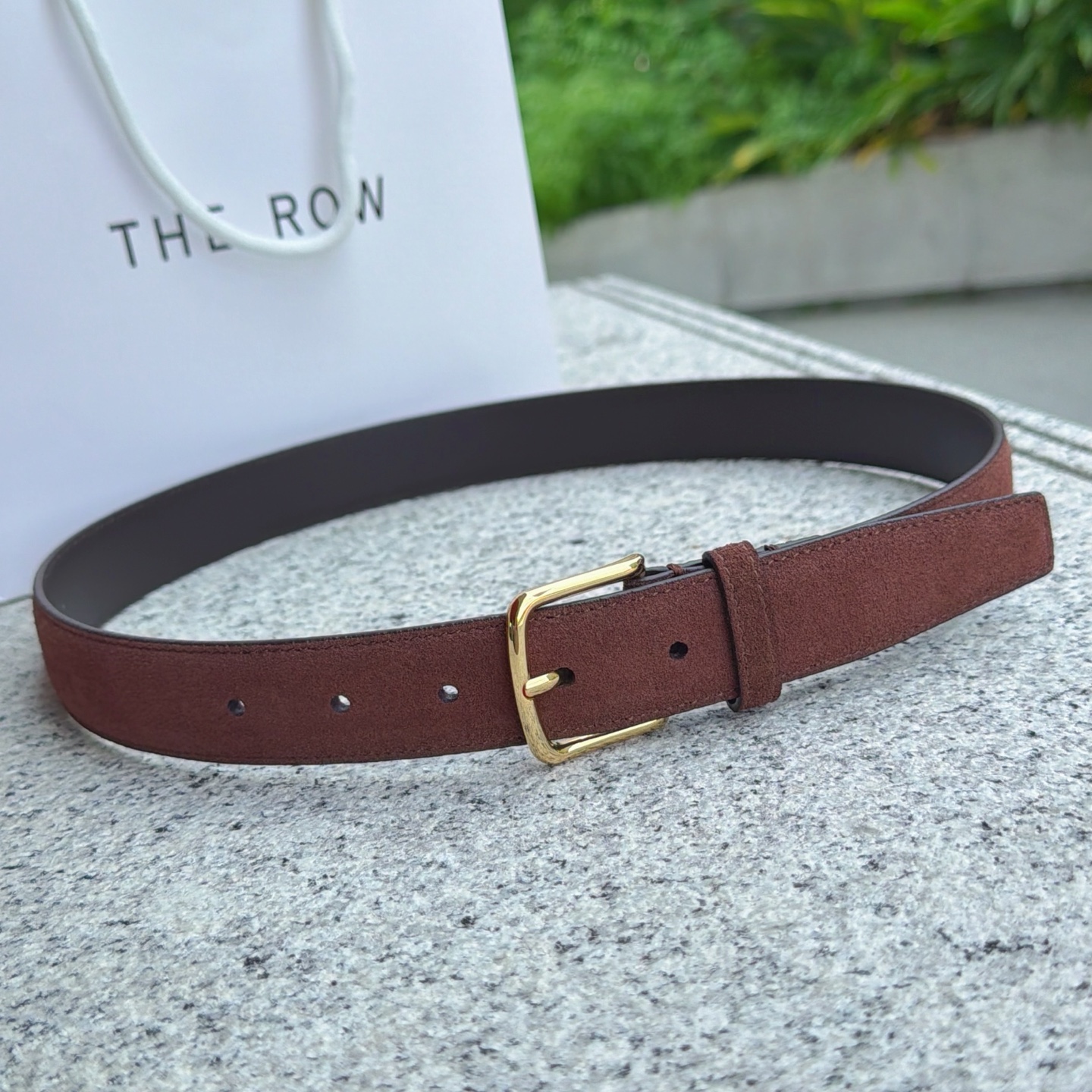 💥💥💥3.0cm THE  ROW腰带，绒面，头层牛皮，长度：75.80.85.90.95.100.欧，