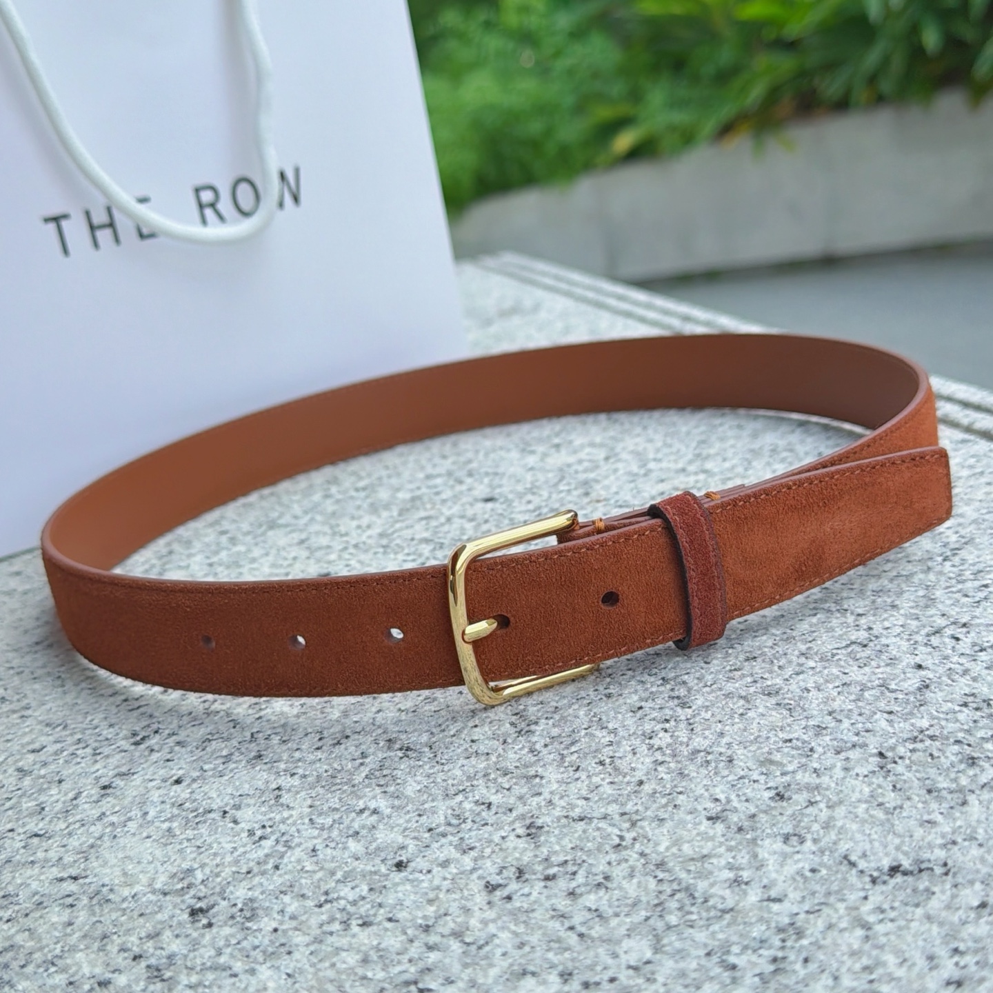 💥💥💥3.0cm THE  ROW腰带，绒面，头层牛皮，长度：75.80.85.90.95.100.欧，