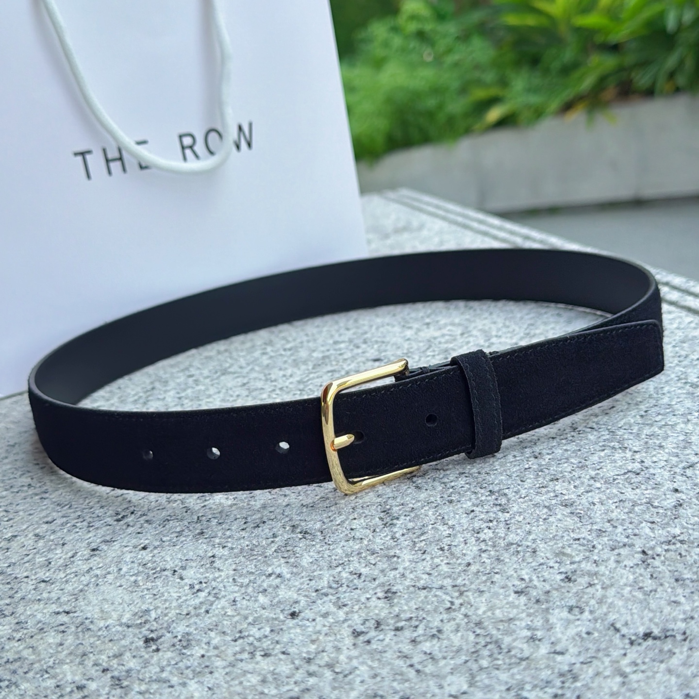 💥💥💥3.0cm THE  ROW腰带，绒面，头层牛皮，长度：75.80.85.90.95.100.欧，