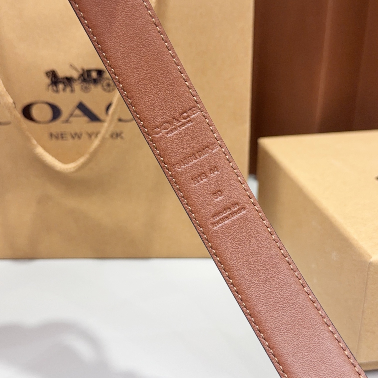 💥💥💥2.5cm蔻驰COACH腰带，双面头层牛皮，长度：75.80.85.90.95.100.105欧，